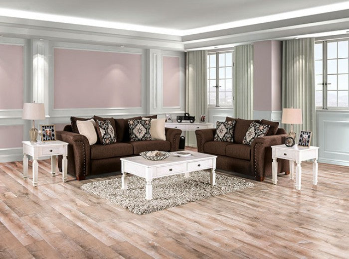 Belsize Chocolate/Tan Sofa - SM6439-SF