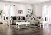 Belsize Light Taupe/Black Loveseat - SM6440-LV