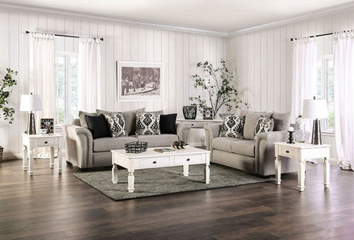 Belsize Light Taupe/Black Loveseat - SM6440-LV