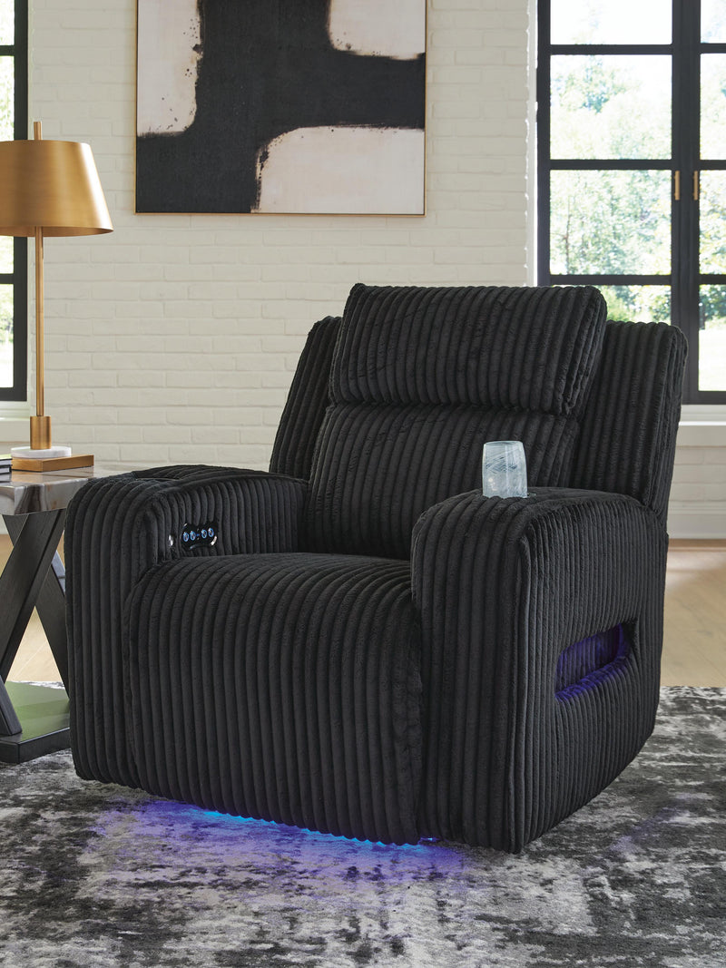 Belvarrow Black Power Recliner - PC6420213