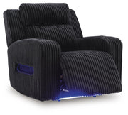 Belvarrow Black Power Reclining Sofa and Power Recliner - PC64202U2