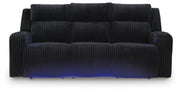 Belvarrow Black Power Reclining Sofa and Power Recliner - PC64202U2