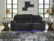 Belvarrow Black Power Reclining Sofa - PC6420215