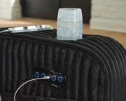 Belvarrow Black Power Reclining Sofa - PC6420215