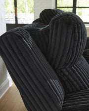 Belvarrow Sofa and Loveseat in Black - PKG022056