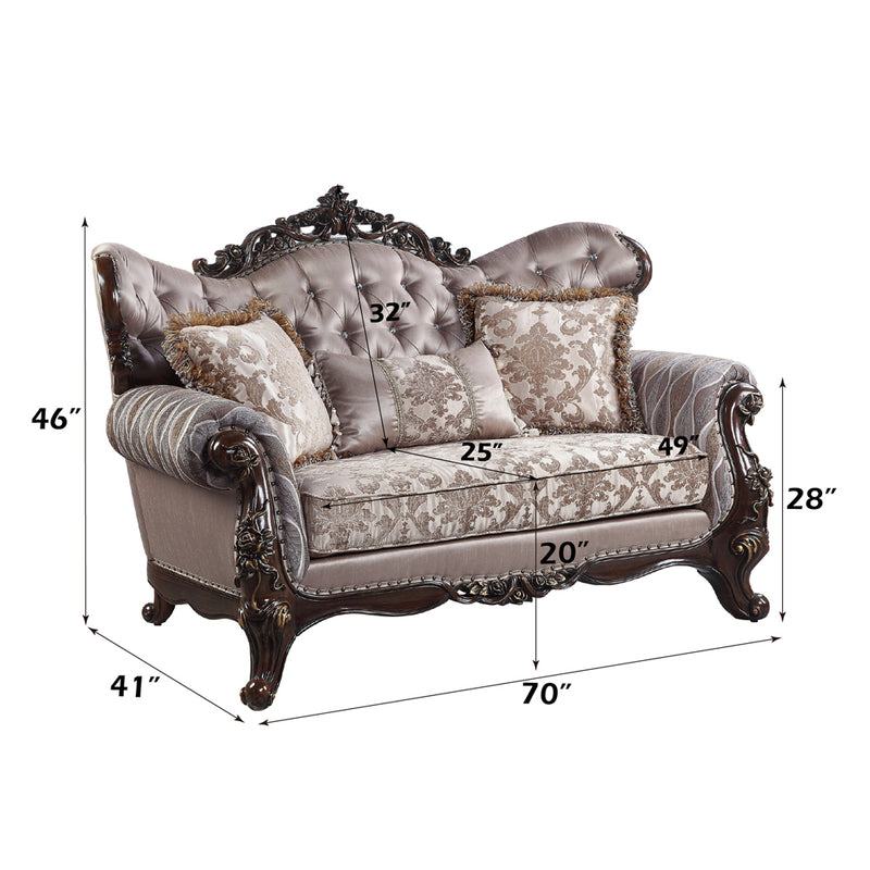 Benbek Loveseat W/3 Pillows - LV00810