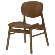 Benford Dining Side Chair Wood Seat Dark Brown (Set of 2) - 193832