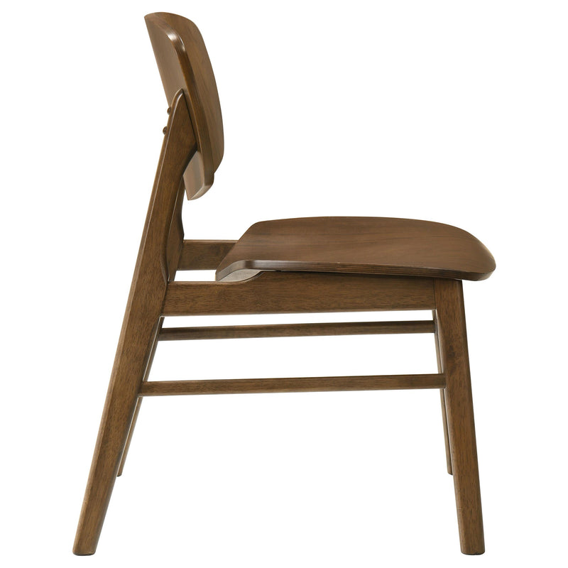 Benford Dining Side Chair Wood Seat Dark Brown (Set of 2) - 193832