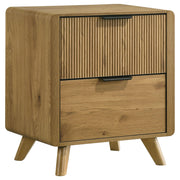 Bennett 2-drawer Bedroom Nightstand Bedside Table Light Oak - 222902