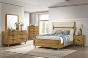 Bennett 2-drawer Bedroom Nightstand Bedside Table Light Oak - 222902