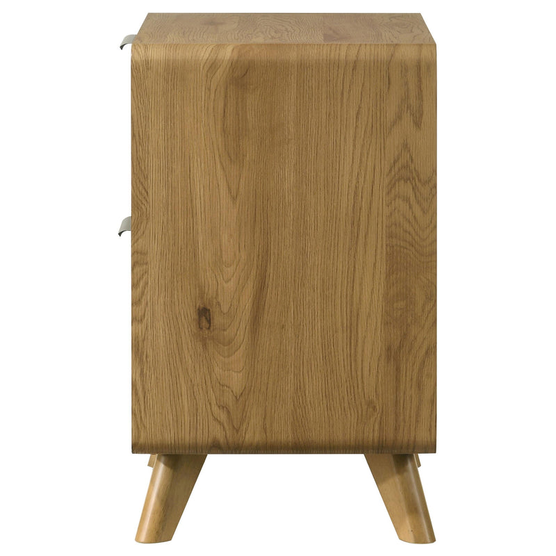 Bennett 2-drawer Bedroom Nightstand Bedside Table Light Oak - 222902