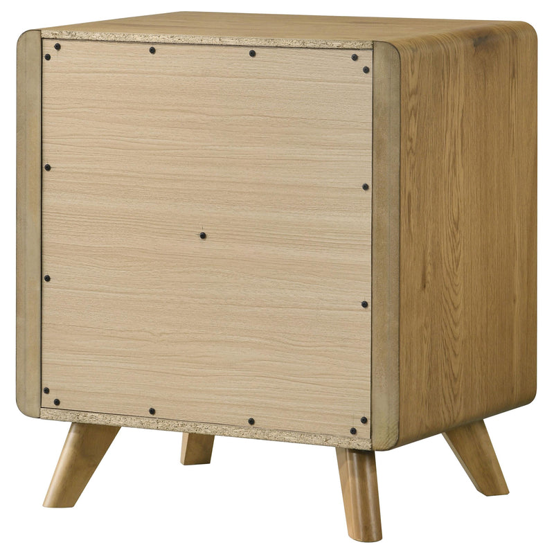 Bennett 2-drawer Bedroom Nightstand Bedside Table Light Oak - 222902