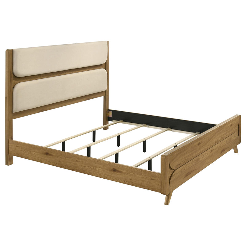 Bennett 4-piece Eastern King Bedroom Set Light Oak - 222901KE-S4