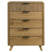 Bennett 5-drawer Bedroom Chest of Drawers Light Oak - 222905