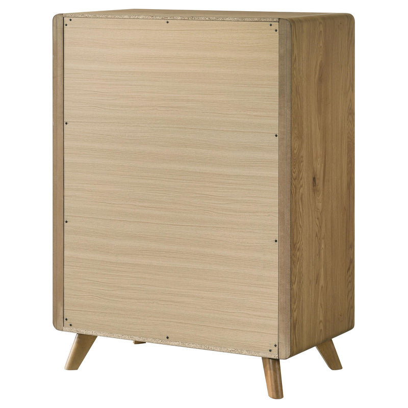 Bennett 5-drawer Bedroom Chest of Drawers Light Oak - 222905