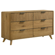 Bennett 5-piece Eastern King Bedroom Set Light Oak - 222901KE-S5