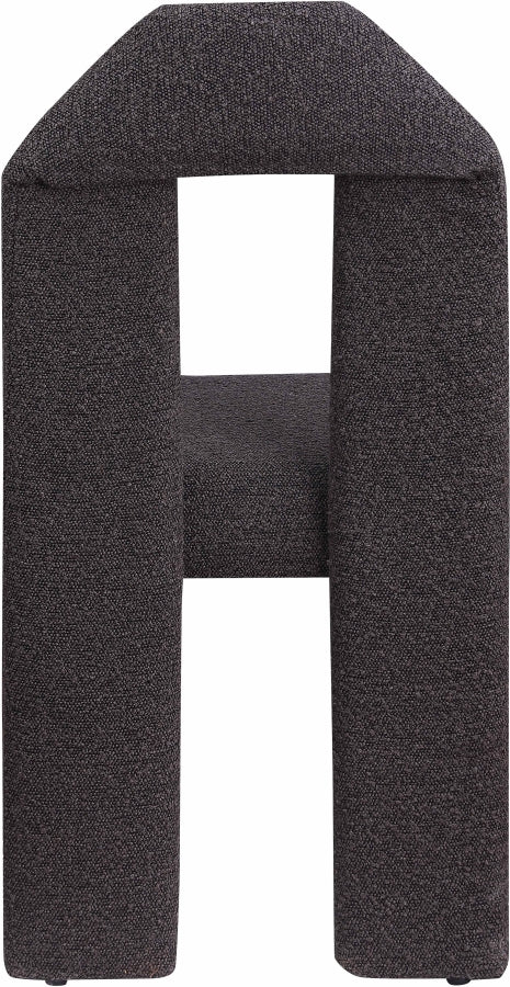 Bennett Boucle Fabric Upholstered Dining Chair in Brown, Set of 2 - 997Brown-C