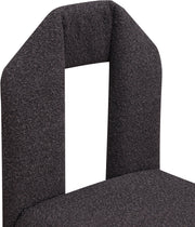 Bennett Boucle Fabric Upholstered Dining Chair in Brown, Set of 2 - 997Brown-C