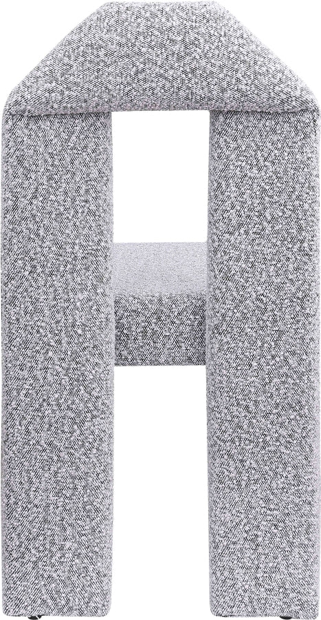 Bennett Boucle Fabric Upholstered Dining Chair in Grey, Set of 2 - 997Grey-C