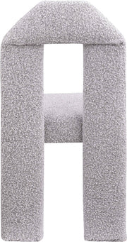 Bennett Boucle Fabric Upholstered Dining Chair in Taupe, Set of 2 - 997Taupe-C