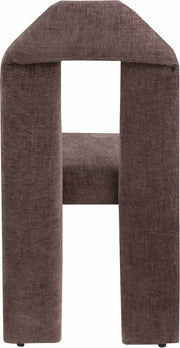 Bennett Chenille Fabric Upholstered Dining Chair in Brown, Set of 2 - 998Brown-C