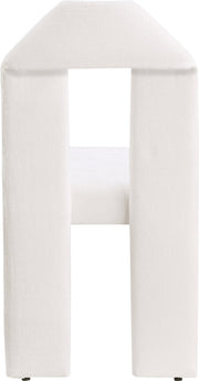 Bennett Chenille Fabric Upholstered Dining Chair in Cream, Set of 2 - 998Cream-C