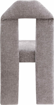Bennett Chenille Fabric Upholstered Dining Chair in Grey, Set of 2 - 998Grey-C