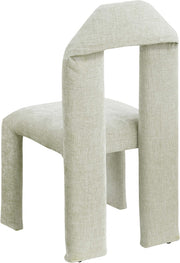 Bennett Chenille Fabric Upholstered Dining Chair in Mint, Set of 2 - 998Mint-C