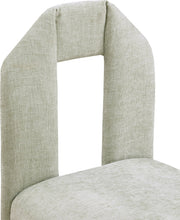 Bennett Chenille Fabric Upholstered Dining Chair in Mint, Set of 2 - 998Mint-C