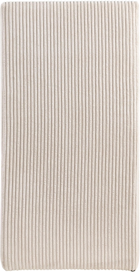 Benson Corduroy Fabric Upholstered Dining Chair in Beige, Set of 2 - 757Beige-C