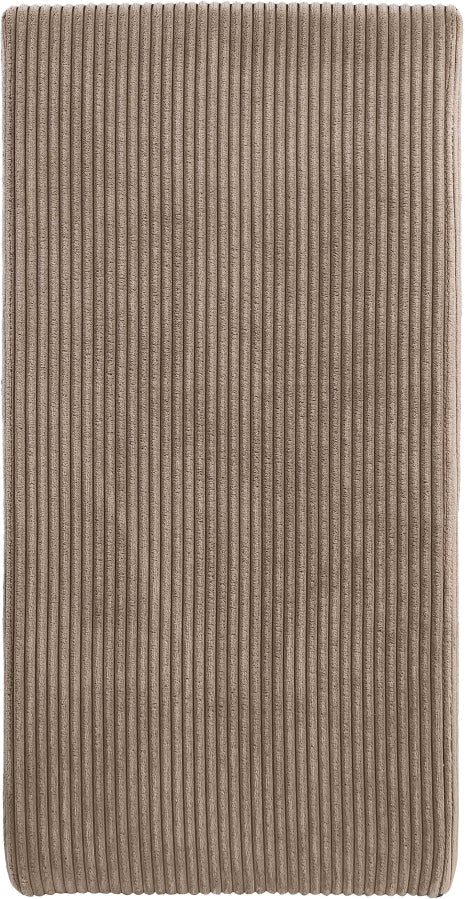 Benson Corduroy Fabric Upholstered Dining Chair in Brown, Set of 2 - 757Brown-C