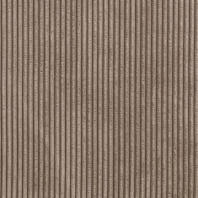 Benson Corduroy Fabric Upholstered Dining Chair in Brown, Set of 2 - 757Brown-C