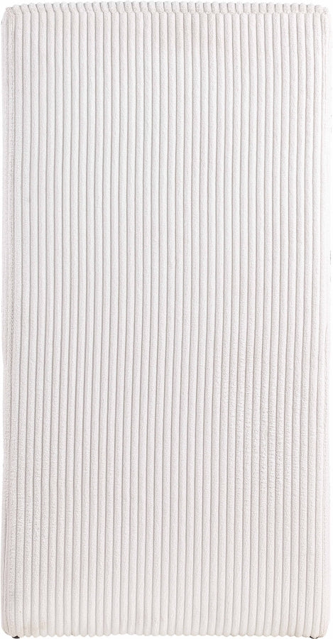 Benson Corduroy Fabric Upholstered Dining Chair in Cream, Set of 2 - 757Cream-C