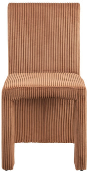 Benson Corduroy Fabric Upholstered Dining Chair in Saddle, Set of 2 - 757Saddle-C