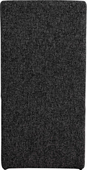 Benson Linen Textured Fabric Upholstered Dining Chair in Black, Set of 2 - 751Black-C