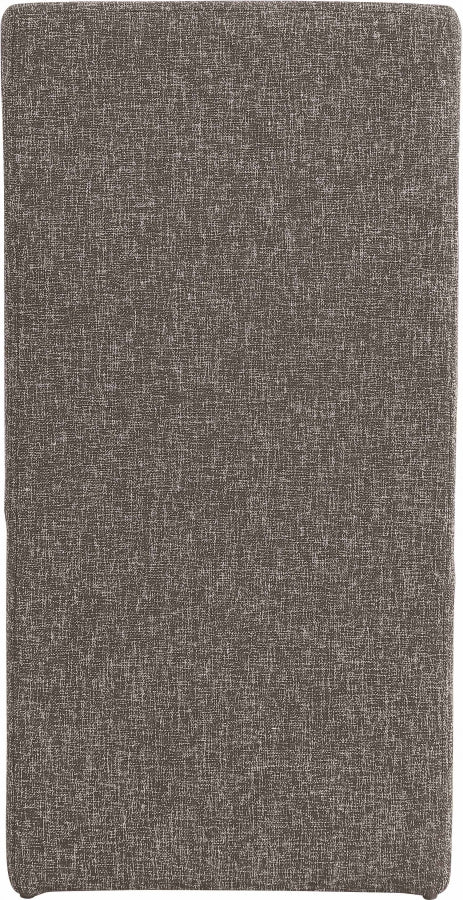Benson Linen Textured Fabric Upholstered Dining Chair in Brown, Set of 2 - 751Brown-C