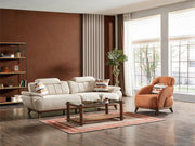 Bentley 4-pieces (2 Sofa & 2 Chair) Livingroom in Cream - 200-ELIF-BEN-A570-3311
