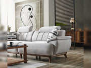 Bentley 4-pieces (2 Sofa & 2 Chair) Livingroom in Cream - 200-ELIF-BEN-A570-3311
