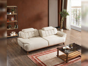 Bentley 4-pieces (2 Sofa & 2 Chair) Livingroom in Cream - 200-ELIF-BEN-A570-3311