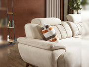 Bentley 4-pieces (2 Sofa & 2 Chair) Livingroom in Light Grey - 200-ELIF-BEN-A571-3311