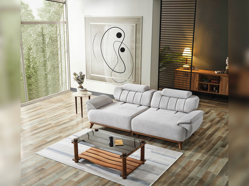 Bentley Convertible Sofa in Light Grey - 200-ELIF-BEN-A571-3