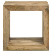 Benton Rectangular Solid Wood End Table Natural - 704837
