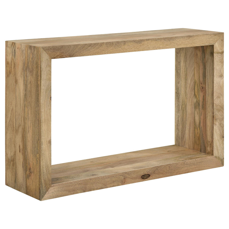 Benton Rectangular Solid Wood Sofa Console Table Natural - 704839