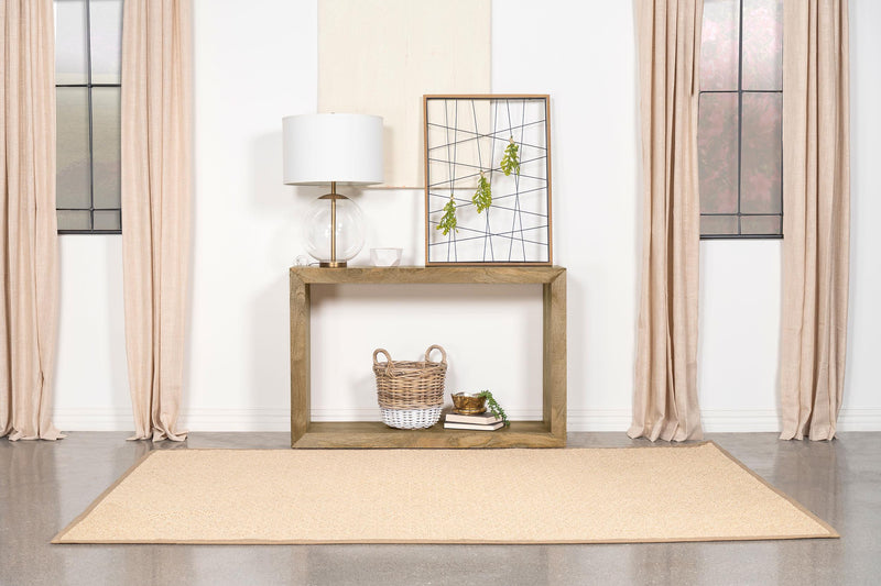Benton Rectangular Solid Wood Sofa Console Table Natural - 704839