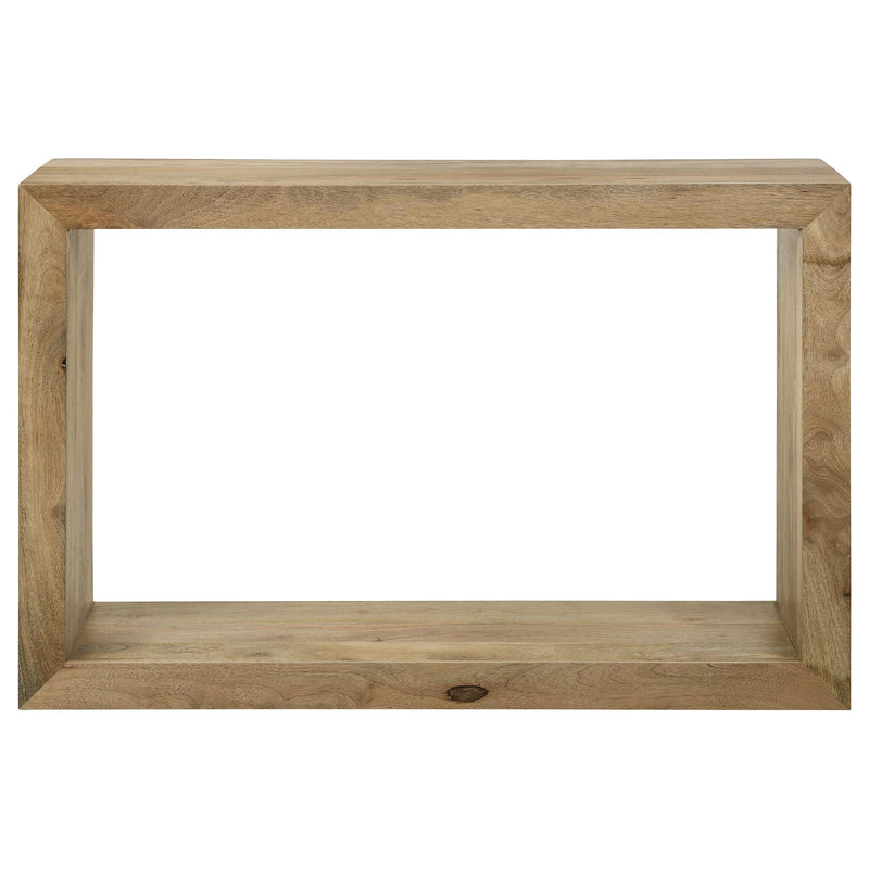 Benton Rectangular Solid Wood Sofa Console Table Natural - 704839