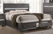 Berea - Gray Storage King Bed - B364-K-Bed