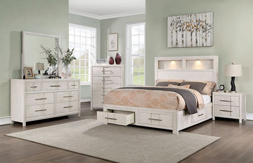 Berenice White Mirror - CM7580WH-M
