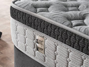 Bergama Storage Bed With Headboard - Twin in Dark Grey - 200-ELIF-BER-90-EY350-SB
