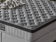 Bergama Storage Bed With Headboard - Twin in Dark Grey - 200-ELIF-BER-90-EY350-SB
