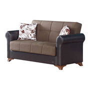 Bergen Convertible Light Brown Sleeper Living Room Set - Gate FurnitureLiving Room Set